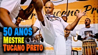 50 anos do Mestre Tucano Preto. Roda de Capoeira, Batizado, Troca de Cordas e Formatura. 2022