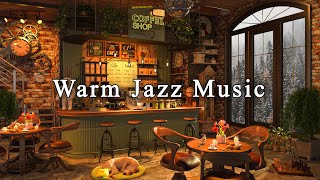 Relaxing Jazz Instrumental Music ☕ Cozy Coffee Shop Ambience ~ Smooth Jazz Music for Stuying, Work