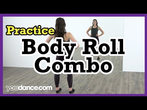 Practice Body Roll Combo - Beginner Jazz