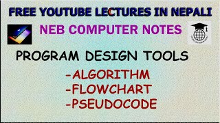 Program Design Tools|| Algorithm, Flowchart, Pseudocode|| NEB XI Computer Notes || UNIT 5|| screenshot 4