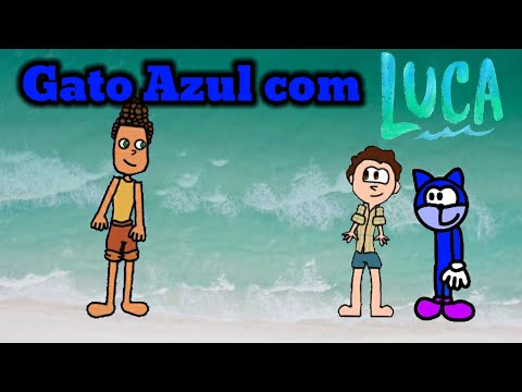 Gato Azul com Luca Parte 1 - Desenho Animado