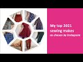 My top 2021 sewing makesas chosen by instagram