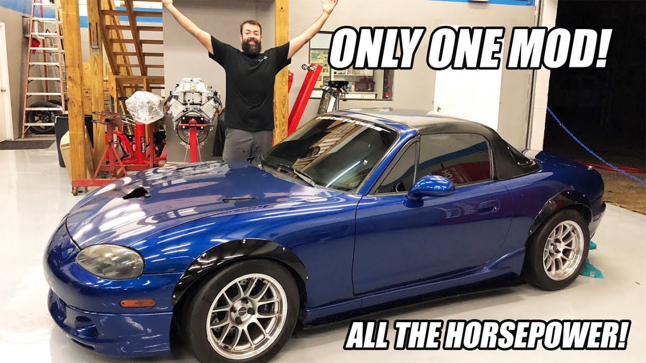 V8 Miata Makes Big Power Then Terrorizes The Street Youtube