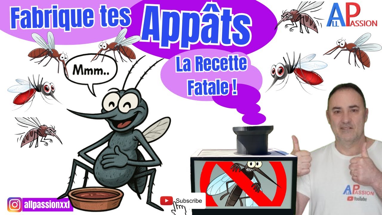 Fabriquer Appat pour PIEGE A MOUSTIQUE ! DiY