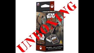 Unboxing Rebel Alliance Command Card Pack (Star Wars Legion)
