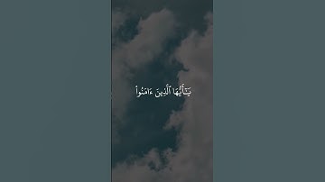 إن الله وملائكته يصلون على النبي - ياسر الدوسري | تلاوة خاشعة