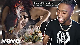 Squash - Razor (Official Video) Reaction by The Reaction Boss | Tyreke Vlogs