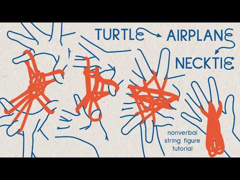 String Figure "Turtle - Airplane - Necktie" Tutorial | Intermediate [Lines & Arrows Only]