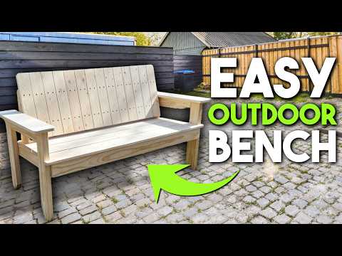 How to Build an Outdoor Bench Using Cheap