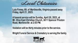 Obits for April 26, 2023