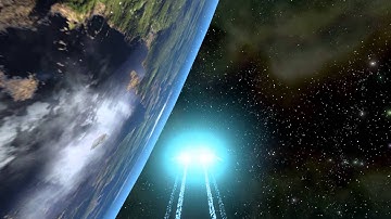 Planetarium Planet in Space Blueprint in the Unreal Engine 4 HD