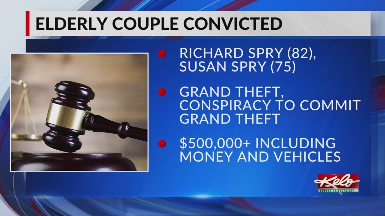 Elderly Texas couple convicted in SD for theft of $500,000+ - YouTube