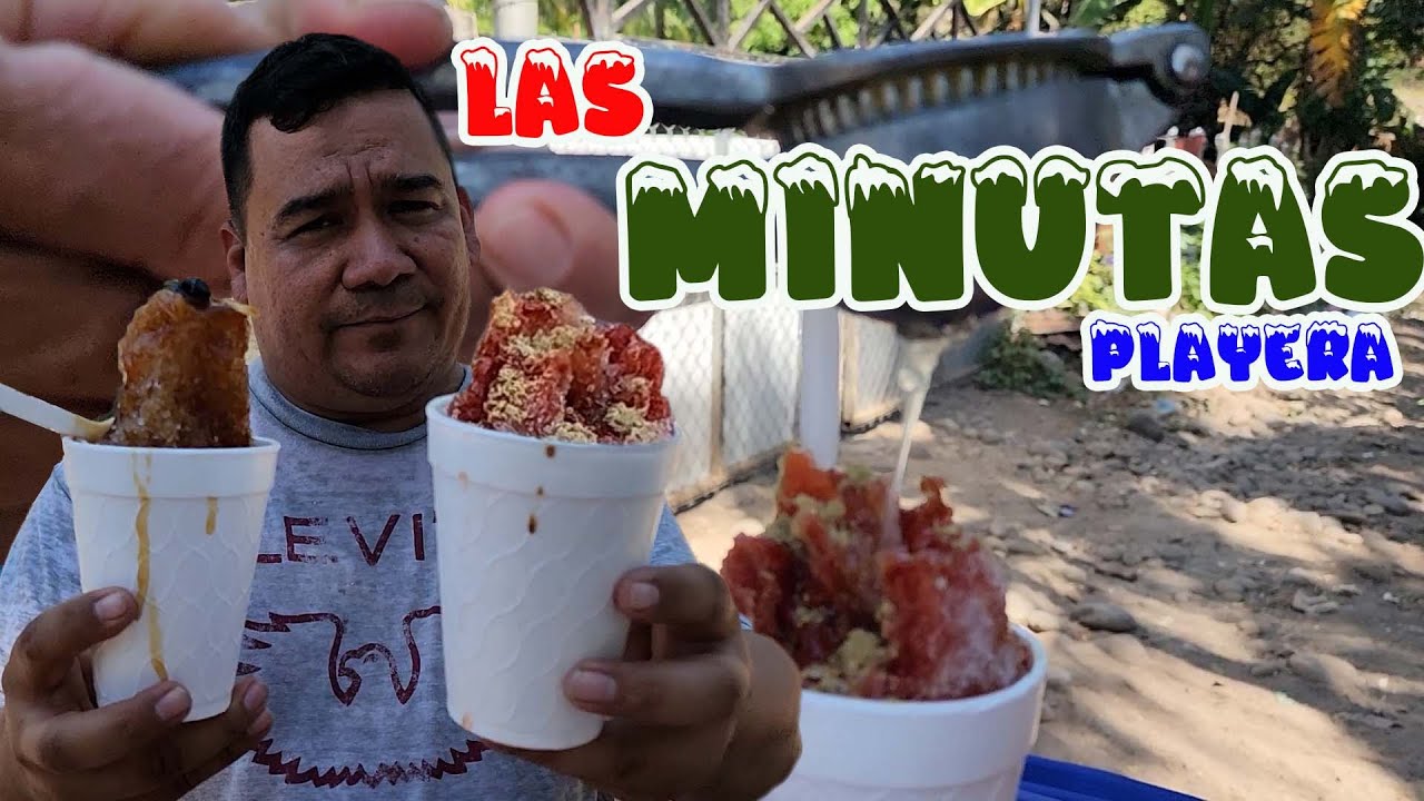 Asi preparan las Minutas o Raspados en El Salvador | Youtubero ...