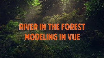 Creating river in the forest placing rocks 3. How to create Epic Landscapes in Vue.