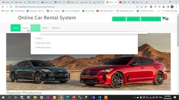 1-ONLINE CAR RENTAL MANAGEMENET SYSTEM Final Year Project (Overview Video)