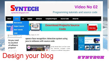 How create blog site step by step tutorial [How design blog site with all features] #02
