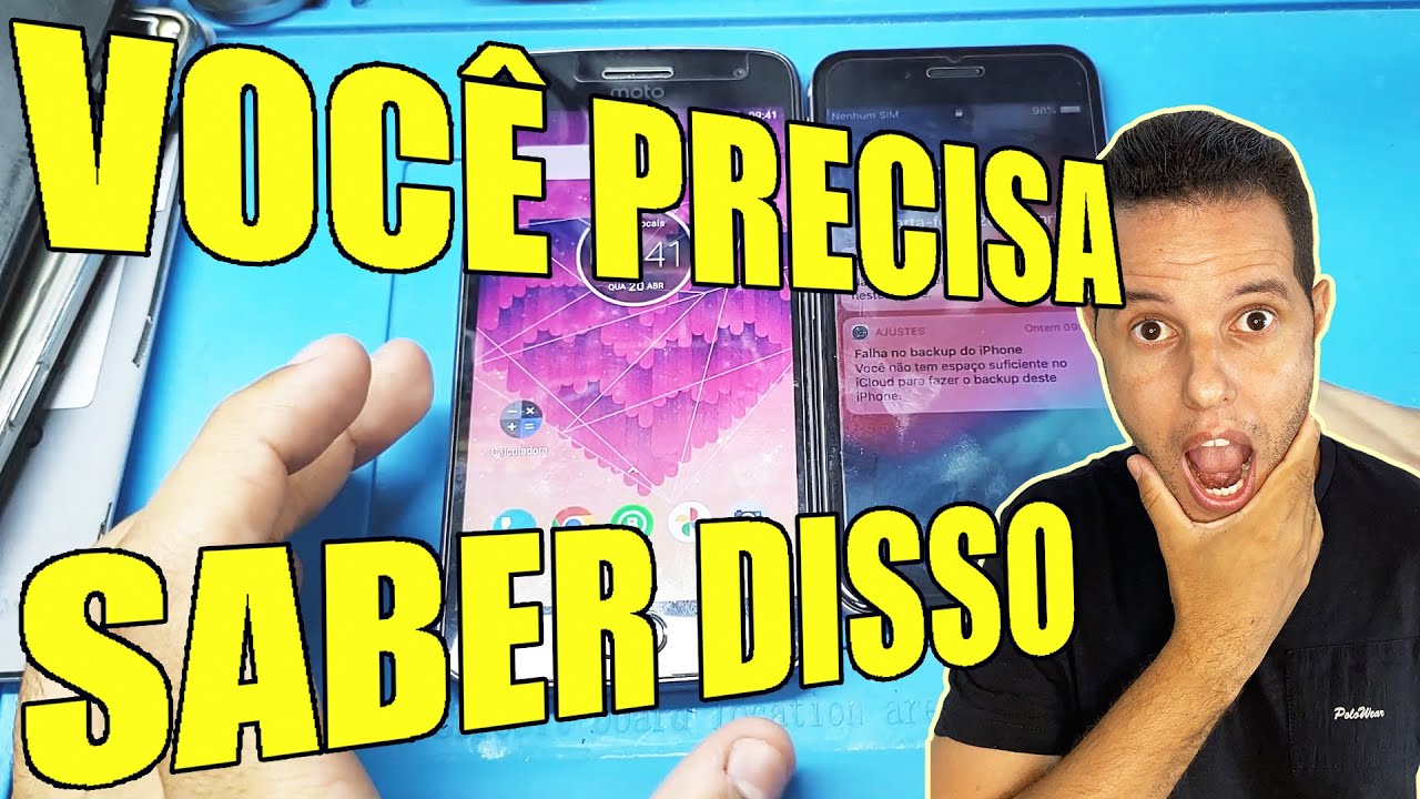 O QUE DA MAIS DINHEIRO? CONSERTAR IPHONE OU ANDROID?