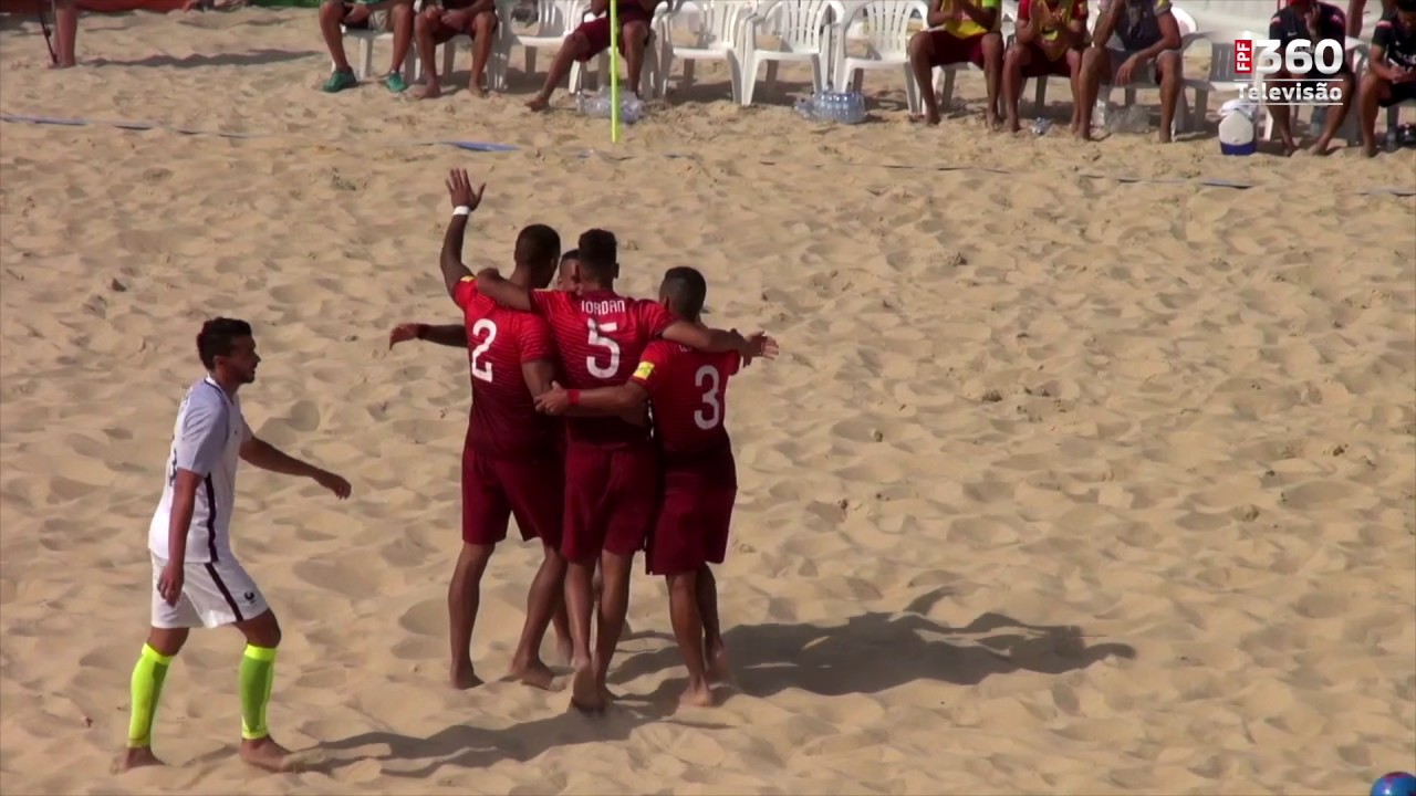 Futebol de praia (preparação): Portugal 7 - 2 França
