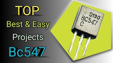 Top Best And Easy Electronic Projects With Using Bc547 Transistors @crazymrare