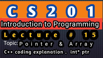 CS201 Short Lecture - 15 | VU Short Lecture | Introduction to Programming in ( Urdu / Hindi )