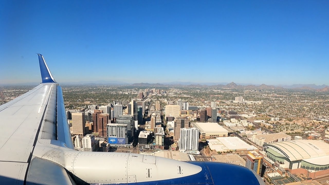 Approach & Landing Into Phoenix (Delta 737-800)