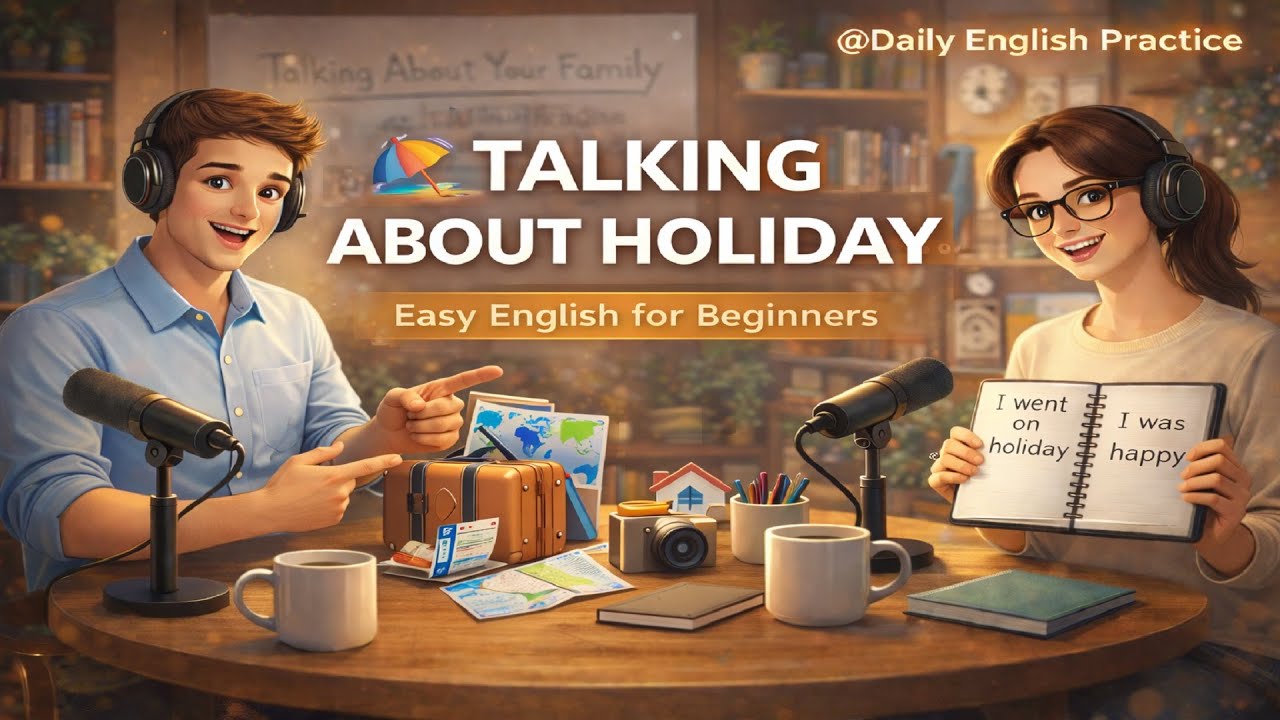 Практика разговорной речи и аудирования во время каникул | Изучайте английский ежедневно
