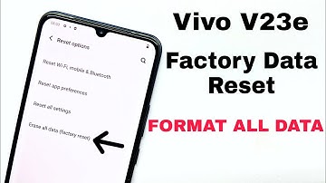 How To Hard Reset Vivo V23e || Vivo V23e Ko Factory Reset Kaise Kare