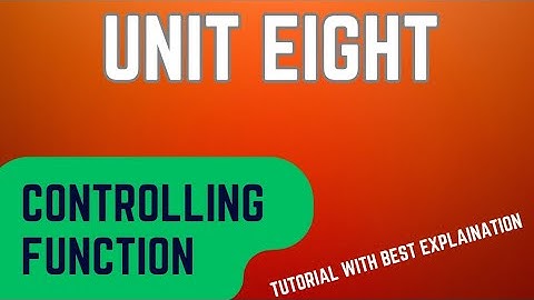 Introduction To Management Unit 8 Tutorials