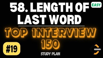 Leetcode | 58. Length of Last Word | Easy | Java Solution