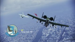 Ace Combat: Infinity A-10A on Moscow and Mobius emblem effect
