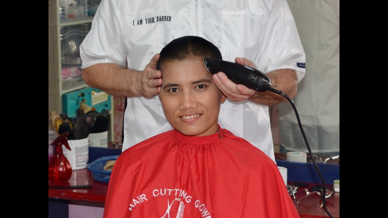 Woman buzzcut YouTube