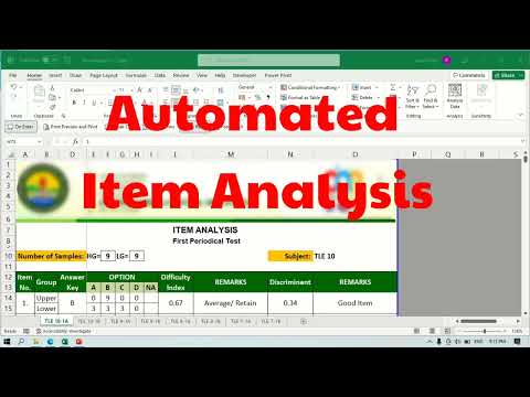 Automated Item Analysis 2022-2023