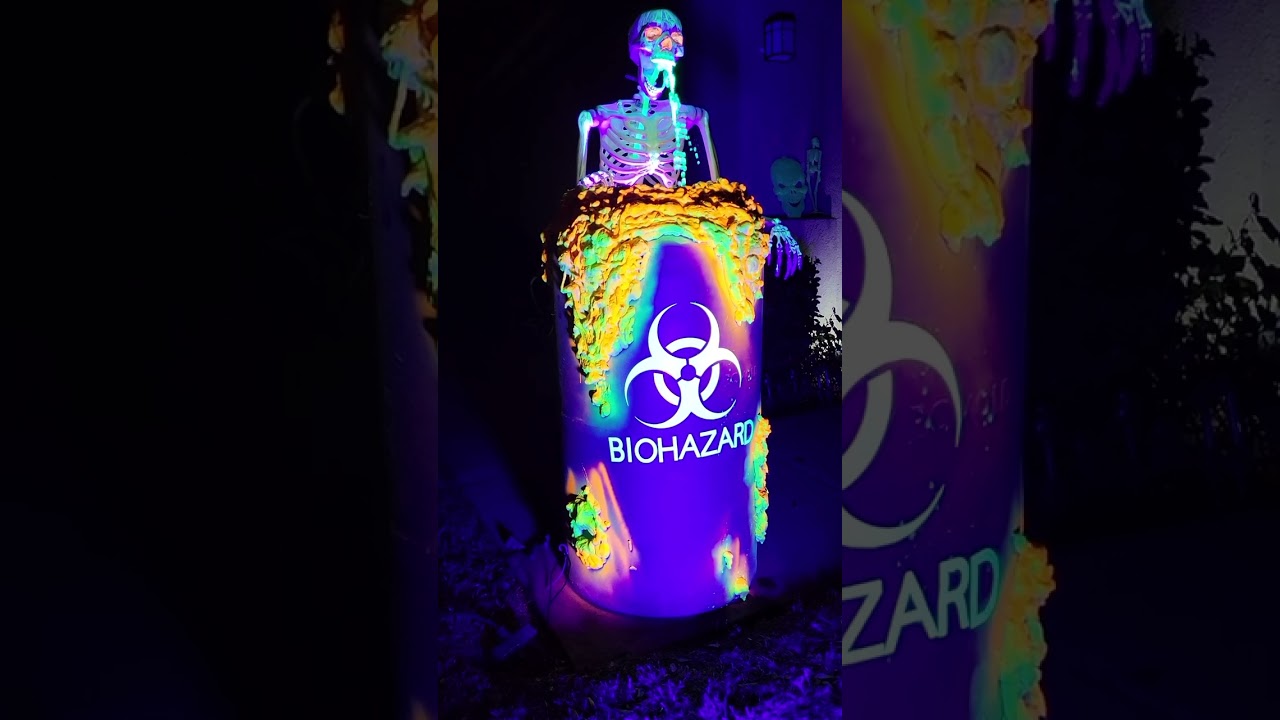 Halloween Puking Skelton Fountain..... 