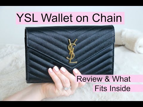 The YSL Wallet on Chain is a very popular classic bag, but you can ach