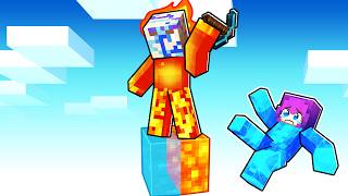 Locked on a ELEMENTAL ONE BLOCK in Minecraft! screenshot 5
