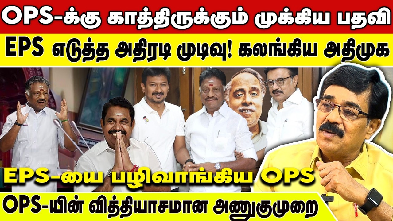 விஜய் தான் இறங்கி வந்துருக்கணும்! வாய்ப்பை தவறவிட்ட விஜய் - விளக்கும் துரை கர்ணா | OPS | MK Stalin