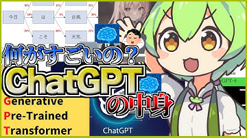 【VOICEVOX解説】ずんだもんと学ぶ、ChatGPTが一体どうやって動いているのか、わかりやすく解説するのだ【ChatGPT】