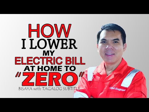 How I Lower My Electric Bill At Home To ZERO By Chief Engineer RodBAC ON