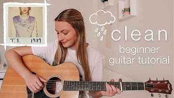 Taylor Swift Clean Guitar Tutorial (EASY Picking & Strumming) // Taylor Swift 1989