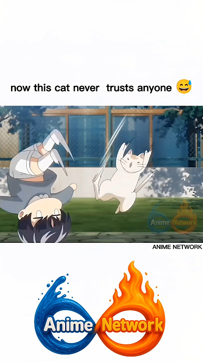 Now this cat never trusts anyone 😂 | funny anime moments #Shorts #AnimeNetwork #viral #funny