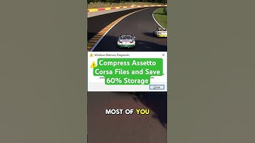 How to compress mods in Assetto Corsa and save up to 60% space 💾