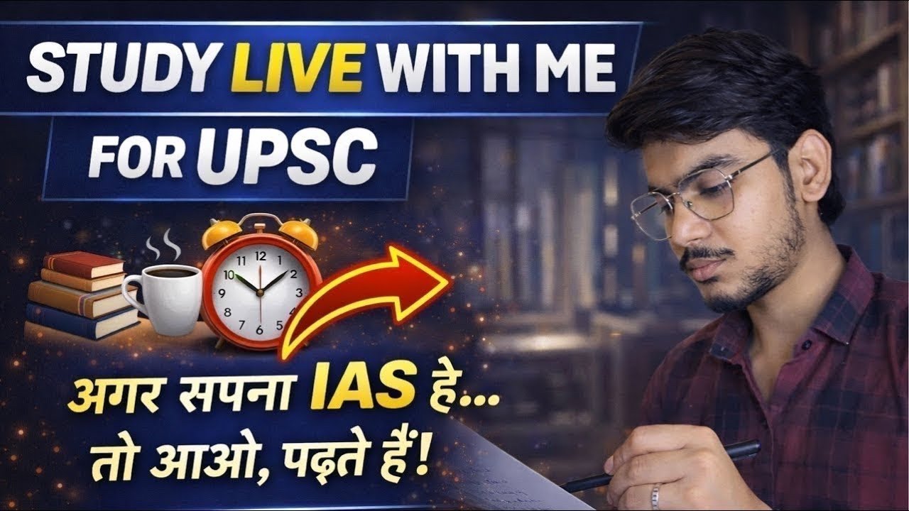 NIGHT STUDY LIVE WITH ME FOR UPSC #upsc #livesession #ias