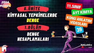 Denge Hesaplamaları - Kc Denge Soru Çözümü - 11. Sınıf Ki̇mya - Ayt Ki̇mya