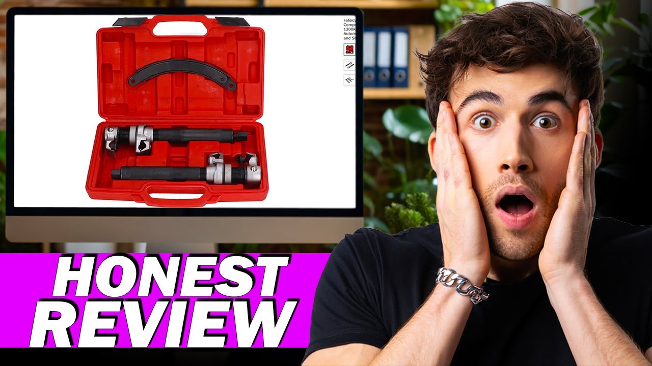 Fafeicy Coil Spring Compressor Adjustable with 1200kg Capacity - Honest Review and User Experience