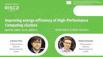 RISC2 Webinar Series | Webinar: Improving energy-efficiency of High-Performance Computing clusters