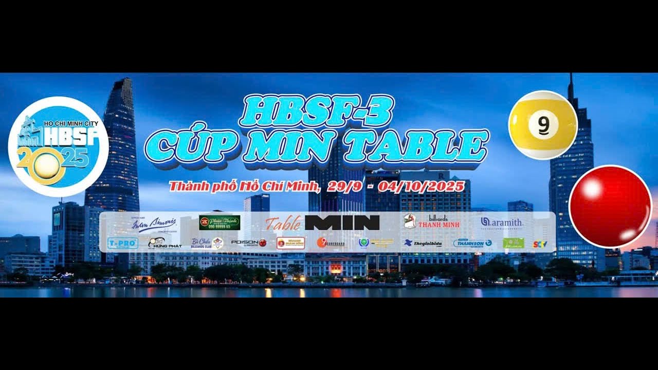 [POOL] BÀN TV I HBSF III CUP MIN TABLE 2025 - YouTube