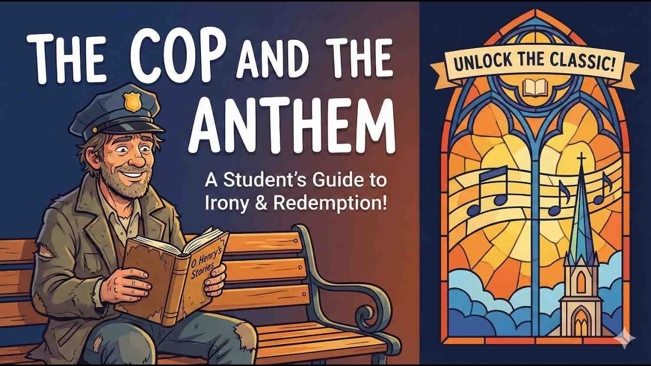 The Cop and the Anthem – Summary & Explanation | Animated Video | O. Henry | Class 12 HSC