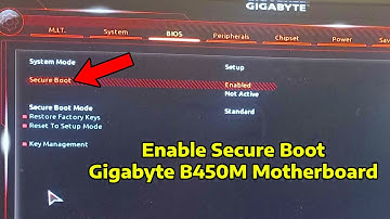 How To Enable Secure Boot in Gigabyte B450M Motherboard