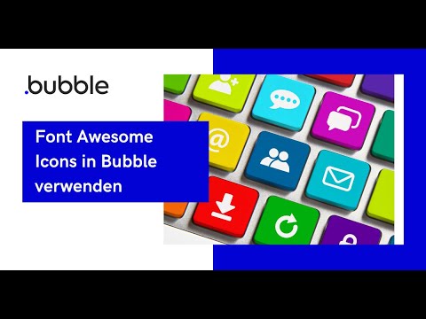 Bubble.io Tutorial - Font Awesome Icons verwenden (Deutsch)