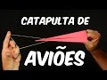 Como fazer uma CATAPULTA de aviões